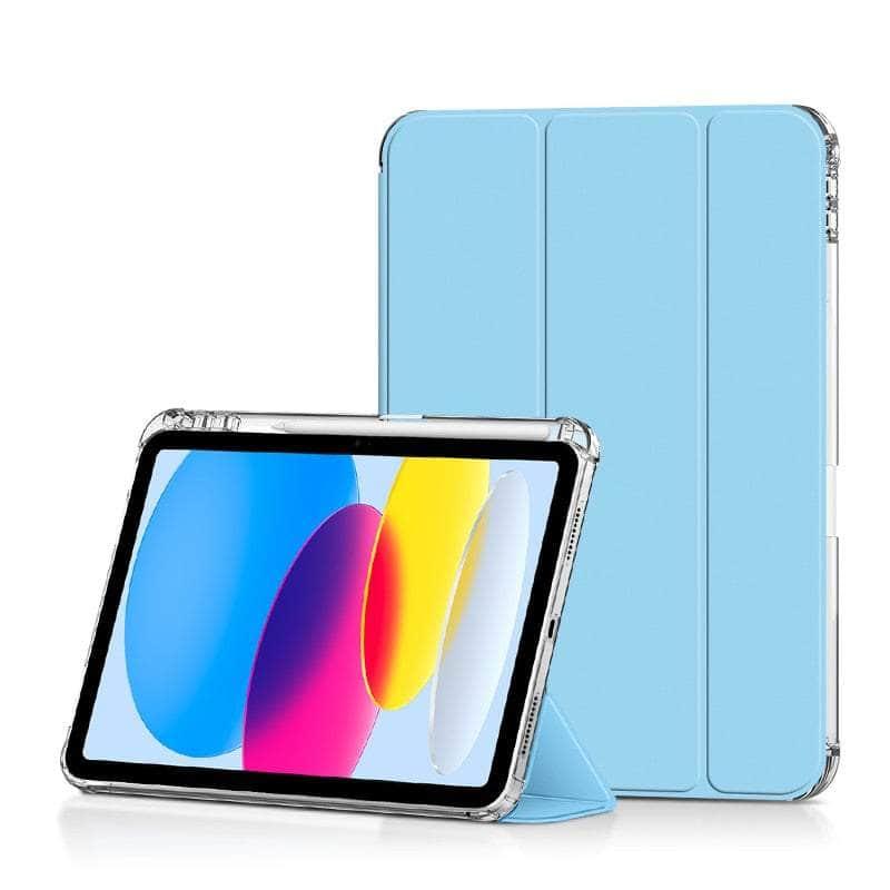 Casebuddy blue iPad 10 2022 Folio Flip Stand Cover