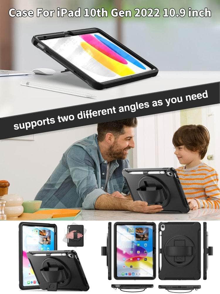 Casebuddy iPad 10 2022 Heavy Duty Shockproof Rugged Casde