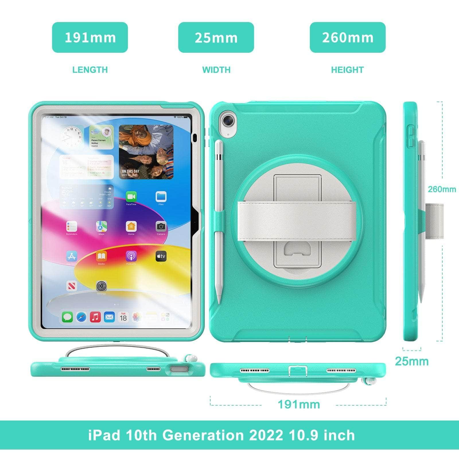 Casebuddy iPad 10 2022 Heavy Duty Shockproof Rugged Casde