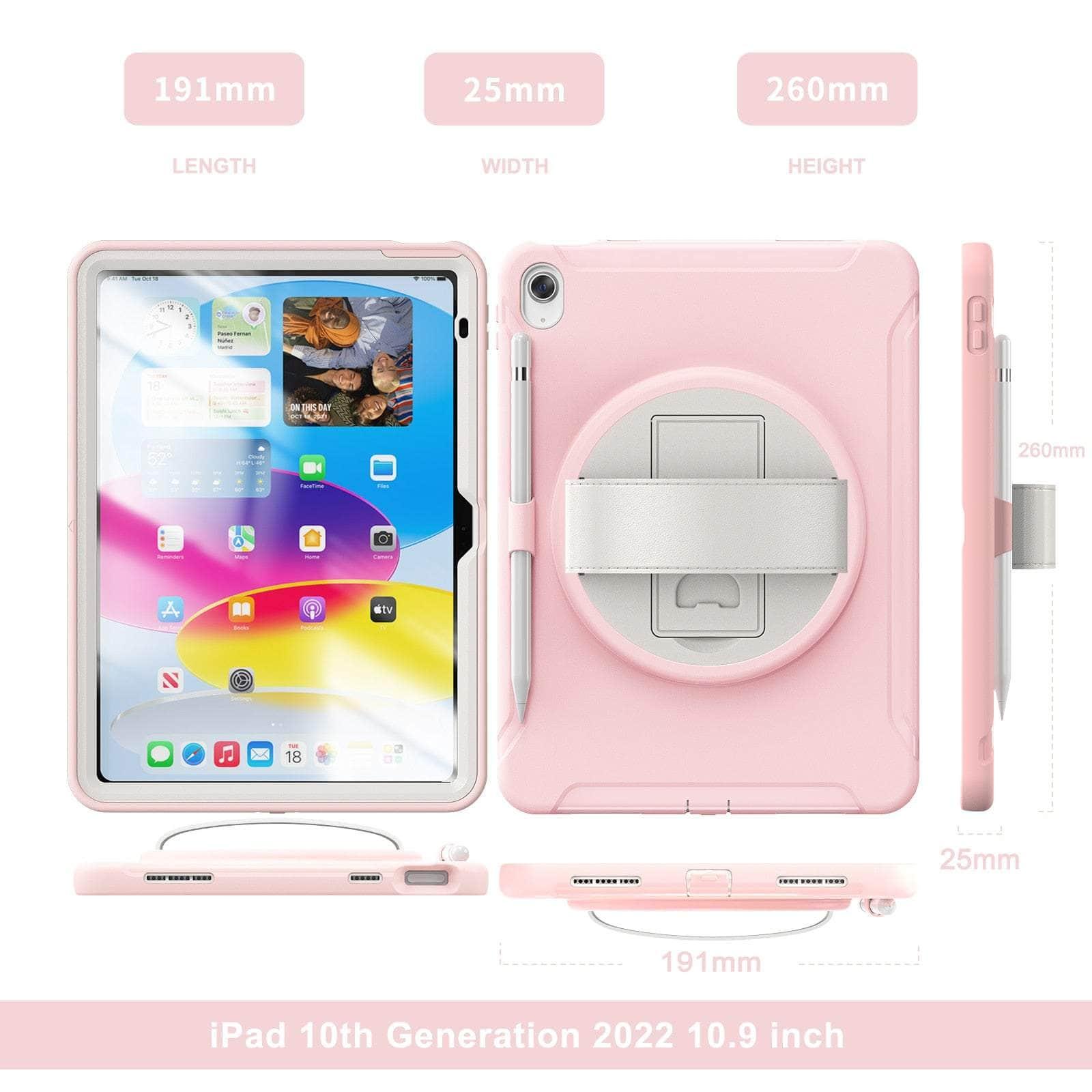 Casebuddy iPad 10 2022 Heavy Duty Shockproof Rugged Casde