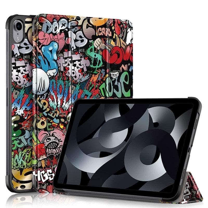 Casebuddy Graffiti / iPad 10th 10.9 2022 iPad 10 2022 Magnetic Folding Smart Cover