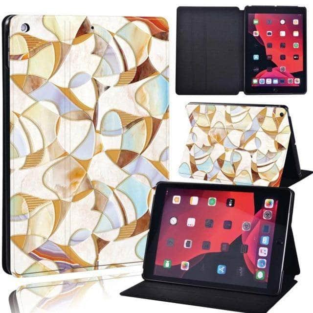 CaseBuddy Australia Casebuddy 7.multi color drop / iPad 2021 9th 10.2 iPad (2021) 9th Generation 10.2 Geometric Pattern Case