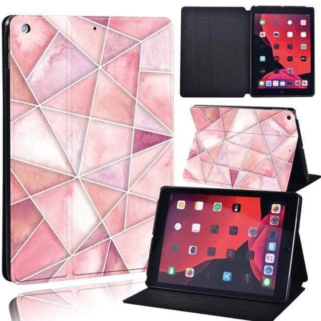 CaseBuddy Australia Casebuddy 17.multi pink Geomet / iPad 2021 9th 10.2 iPad (2021) 9th Generation 10.2 Geometric Pattern Case