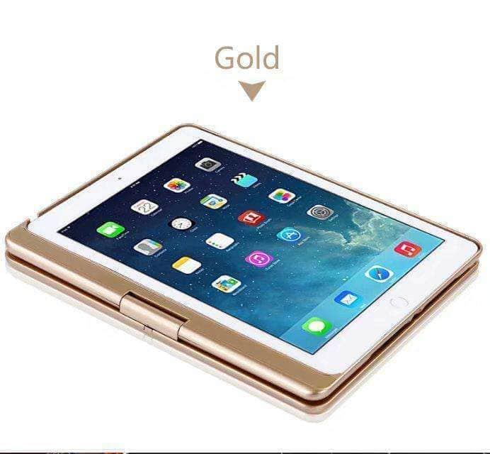 CaseBuddy Casebuddy iPad 360 Rotation Backlit Light Wireless Bluetooth Keyboard Case iPad 5/6 Air 1/2