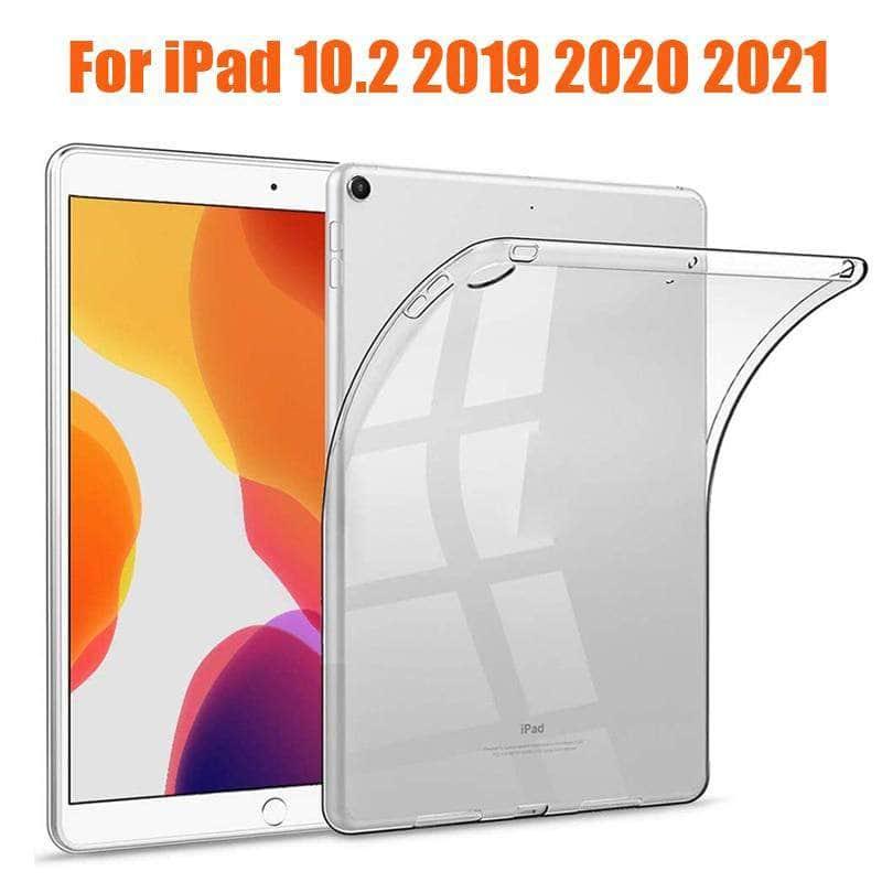 CaseBuddy Australia Casebuddy iPad 10.2 2021 iPad 9 10.2 2021 Silicon Transparent Slim Cover