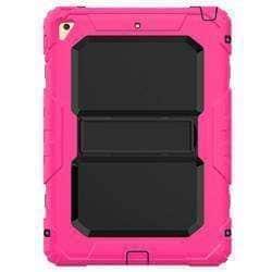 CaseBuddy Casebuddy Rose iPad 9.7 A1822 A1823 Silicone Hybrid Shockproof Cover with Detachable Wrist
