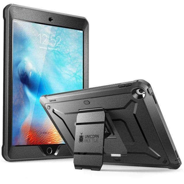 CaseBuddy Australia Casebuddy Black iPad 9.7 Case SUPCASE Heavy Duty UB Pro Full-Body Rugged Protective Case