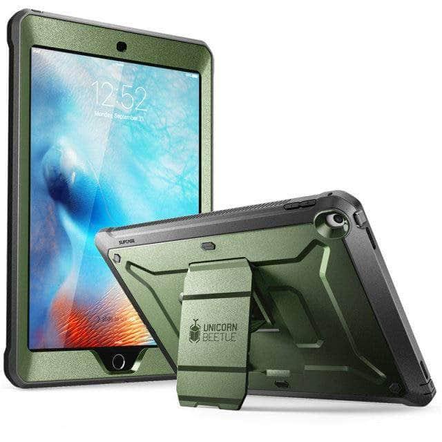 CaseBuddy Australia Casebuddy MetallicGreen iPad 9.7 Case SUPCASE Heavy Duty UB Pro Full-Body Rugged Protective Case