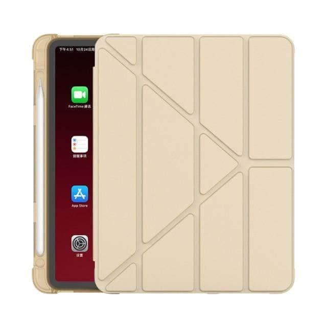 CaseBuddy Australia Casebuddy Gold / 10.2 9th iPad 9 Smart Cover With Pencil Holder