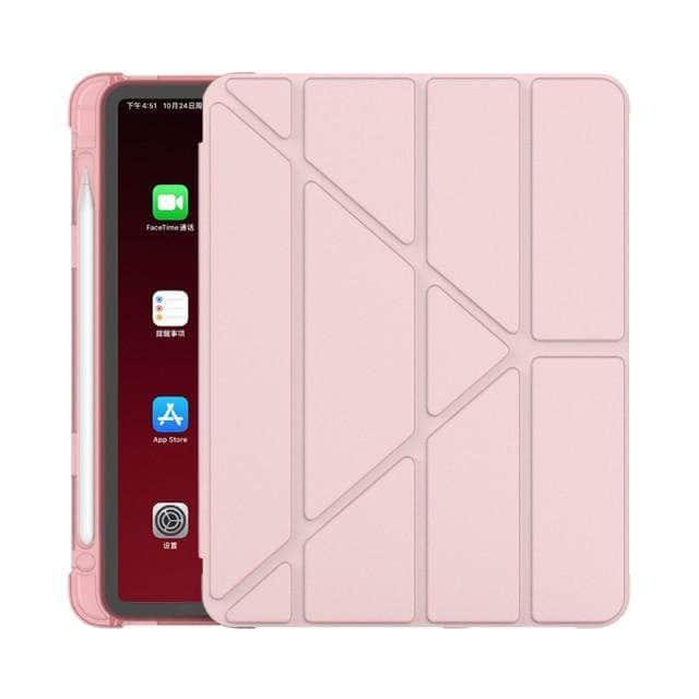 CaseBuddy Australia Casebuddy Rose Gold / 10.2 9th iPad 9 Smart Cover With Pencil Holder