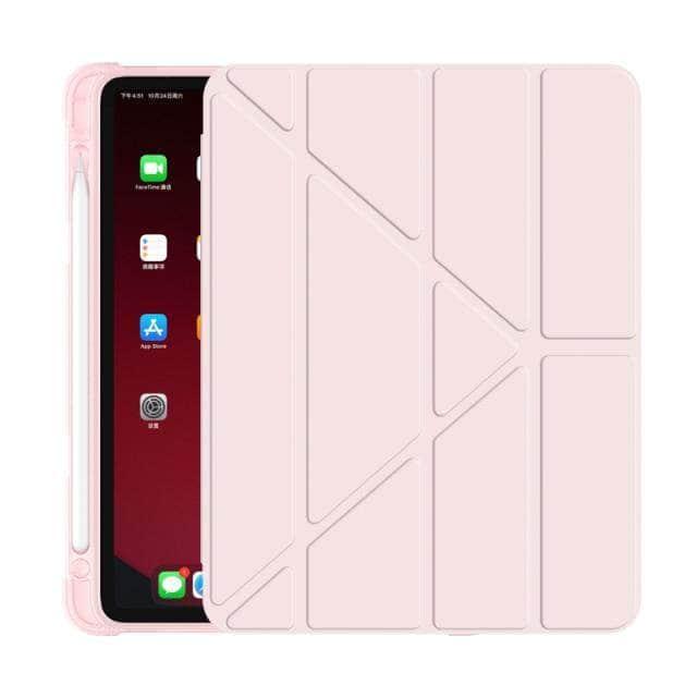 CaseBuddy Australia Casebuddy Light Pink / 10.2 9th iPad 9 Smart Cover With Pencil Holder