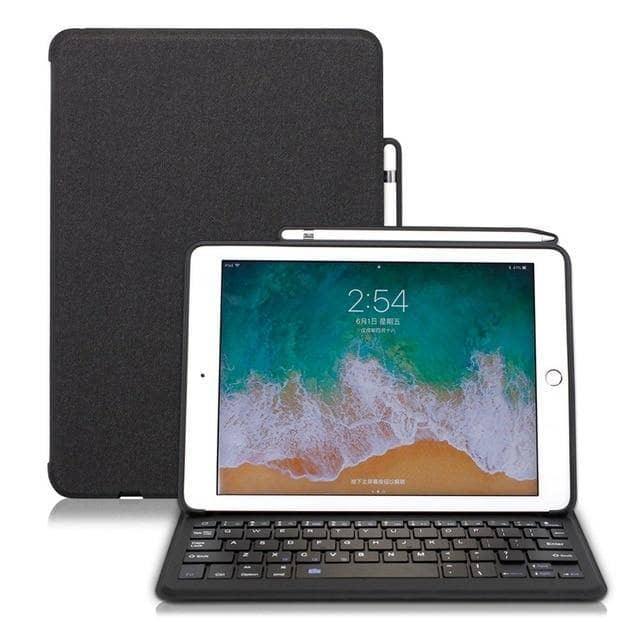 iPad Air 3 2019 Bluetooth Keyboard Built-in Pencil Holder Smart Folding Tablet Case - CaseBuddy