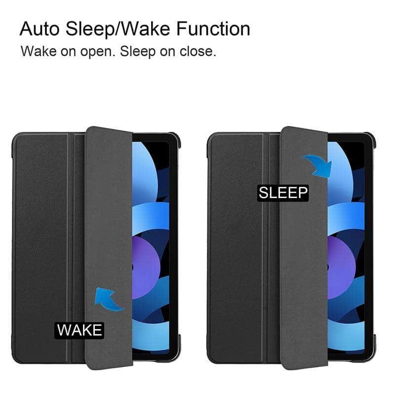 iPad Air 4 2020 10.9 Leather Smart Sleep Wake Protective Shell - CaseBuddy
