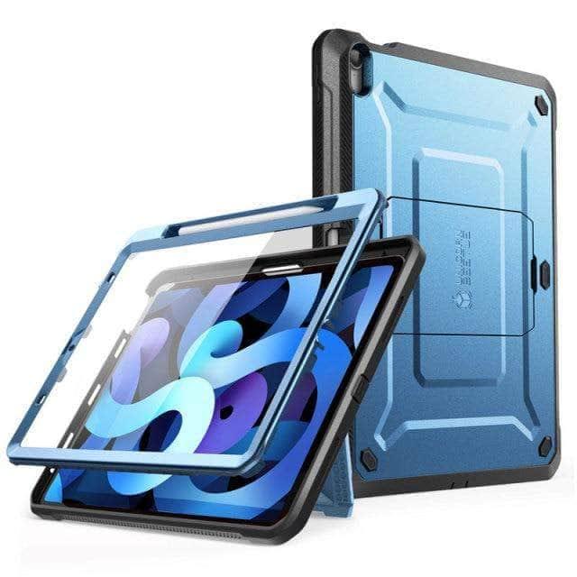 CaseBuddy Australia Casebuddy Metallic Blue iPad Air 4 Case 10.9 SUPCASE UB PRO Full-body Rugged Cover Case