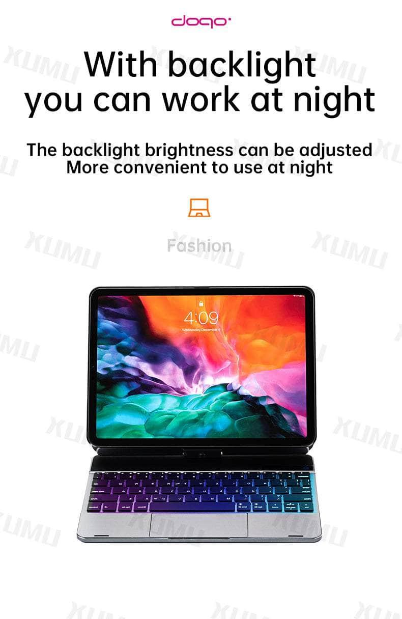 iPad Air 5 Touchpad Detachable Hard Keyboard Case