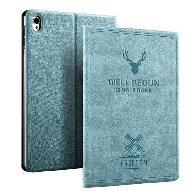 iPad Mini 5 2019 Leather Look Flip Stand Cover with Auto Wake and Sleep Function