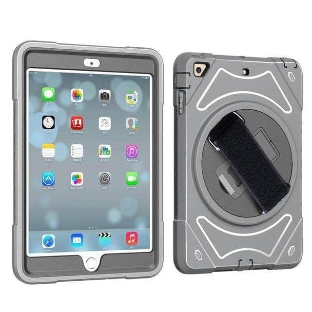 iPad Mini 5 A2133 A2124 A2126 A2125 Kids Safe Shockproof Armor Cover Hand Strap
