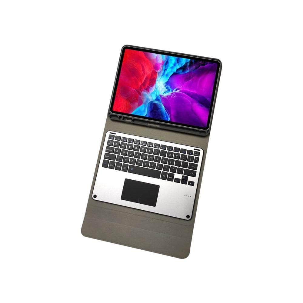iPad Pro 11 2020 Bluetooth Touchpad Keyboard Pencil Holder Metal Panel Keyboard Case - CaseBuddy