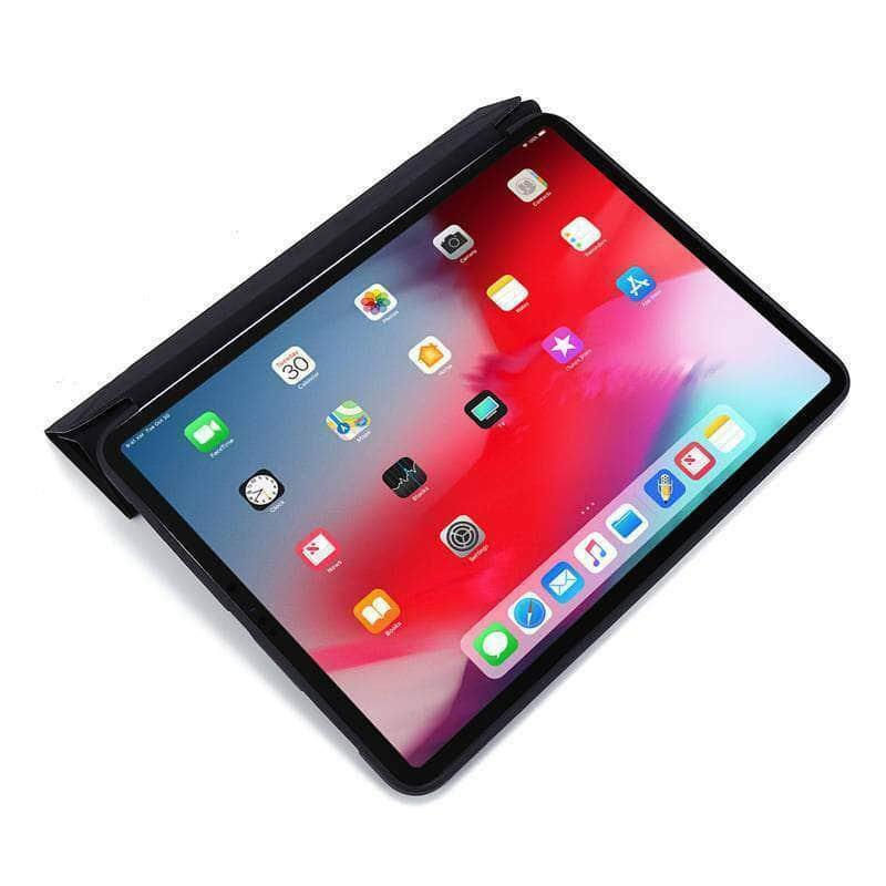 iPad Pro 11 2020 Hybrid PU Leather Smart Trifold Case - CaseBuddy