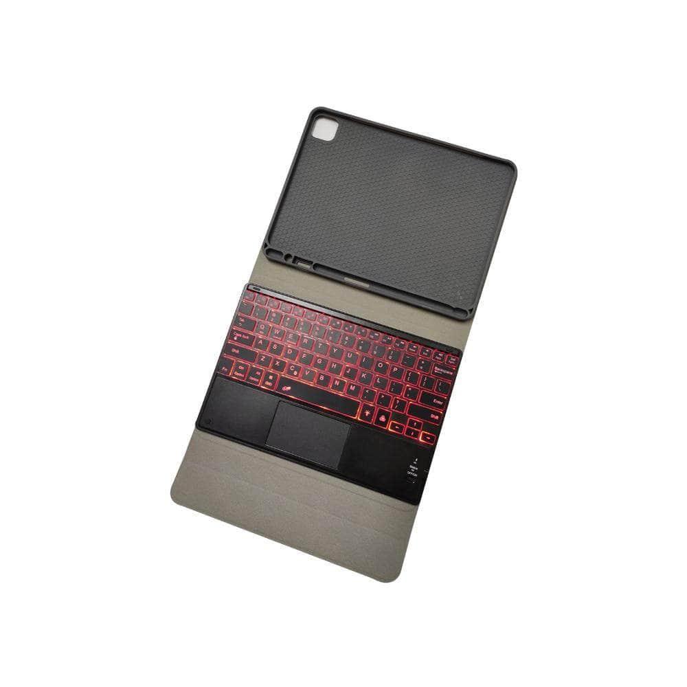 iPad Pro 11 2020 Touchpad Backlit Bluetooth Keyboard Pencil Holder Case - CaseBuddy