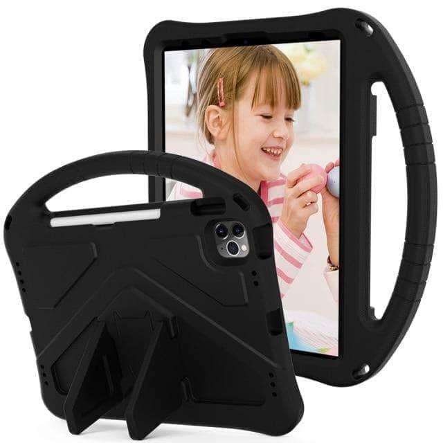 CaseBuddy Australia Casebuddy BLACK / For iPad Pro 11 2021 iPad Pro 11 2021 EVA Foam Portable Kids Safe Shockproof Stand