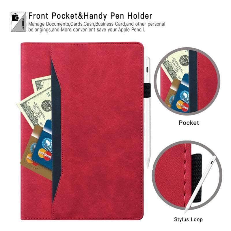 Casebuddy iPad Pro 11 2022 Luxury Leather Wallet Case