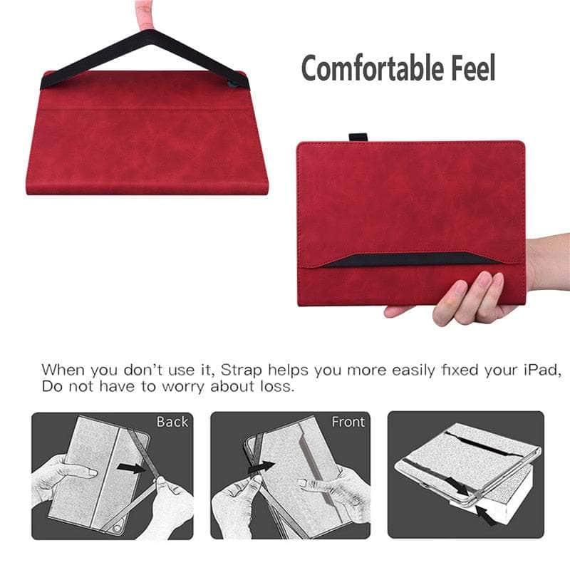 Casebuddy iPad Pro 11 2022 Luxury Leather Wallet Case