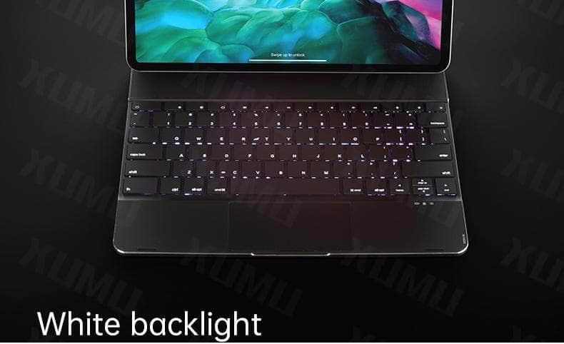 CaseBuddy Australia Casebuddy 11 2018 2020 2021 / English Keyboard iPad  Pro 11 Aluminum Trackpad Magic Backlit Keyboard Case