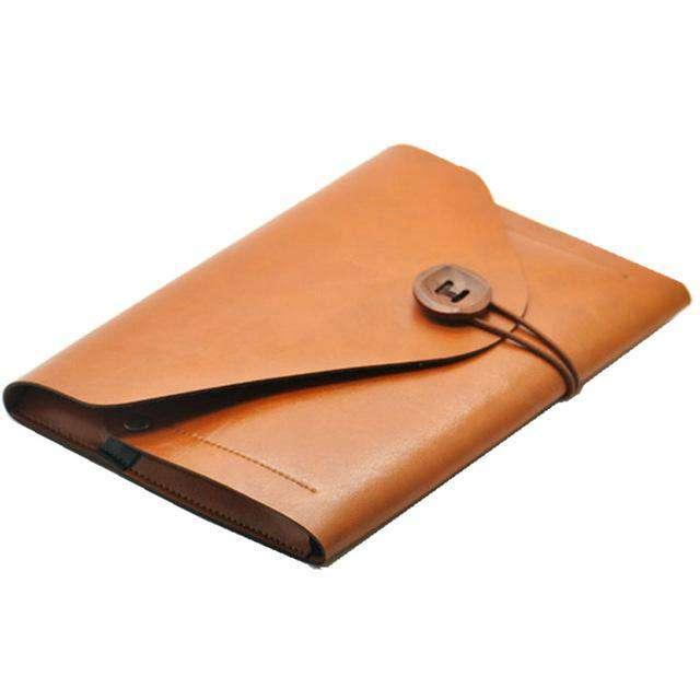 iPad Pro 12.9 2017 Retro Luxury Leather Look Pouch Sleeve Bag - CaseBuddy