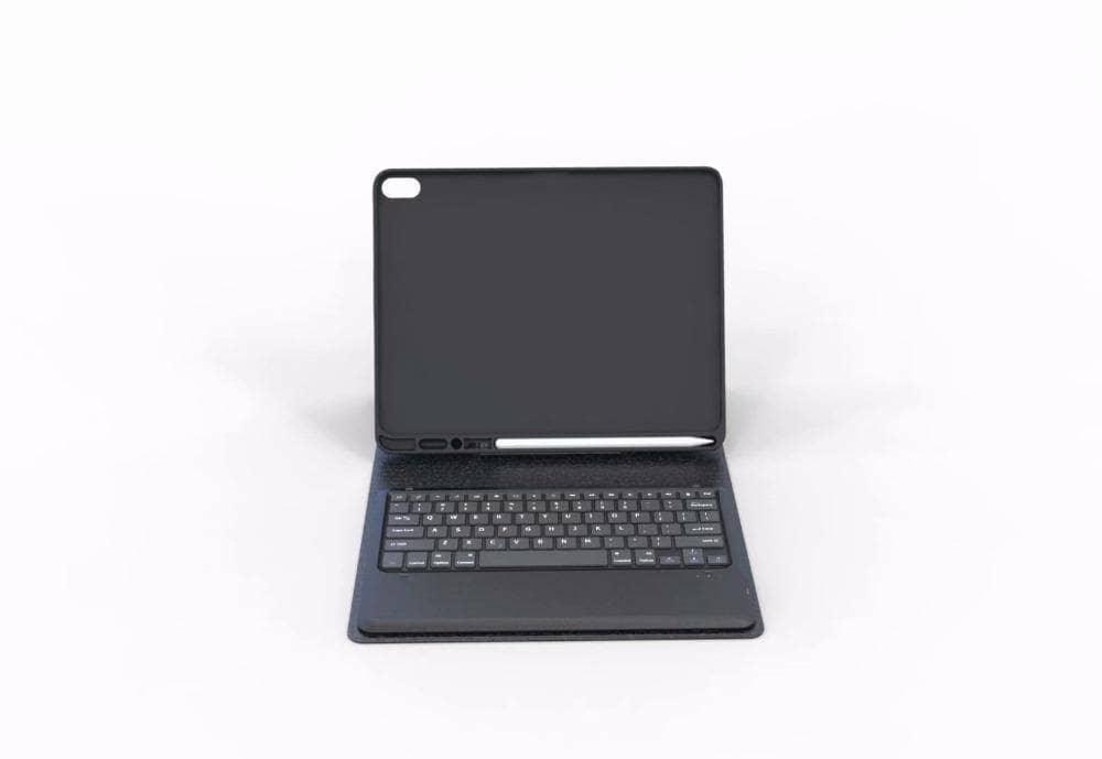 iPad Pro 12.9 2018 Detachable ABS Wireless Bluetooth Keyboard PU Magnet Stand Case - CaseBuddy