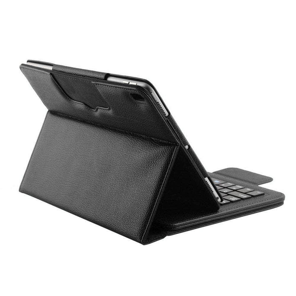 CaseBuddy Casebuddy iPad Pro 12.9 2018 Detachable Tablet Keyboard Case Leather Look Cover