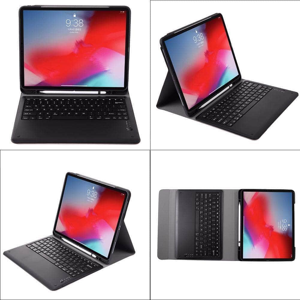 CaseBuddy Australia Casebuddy iPad Pro 12.9 2020 Slim Bluetooth Keyboard Tablet Case Pen Holder