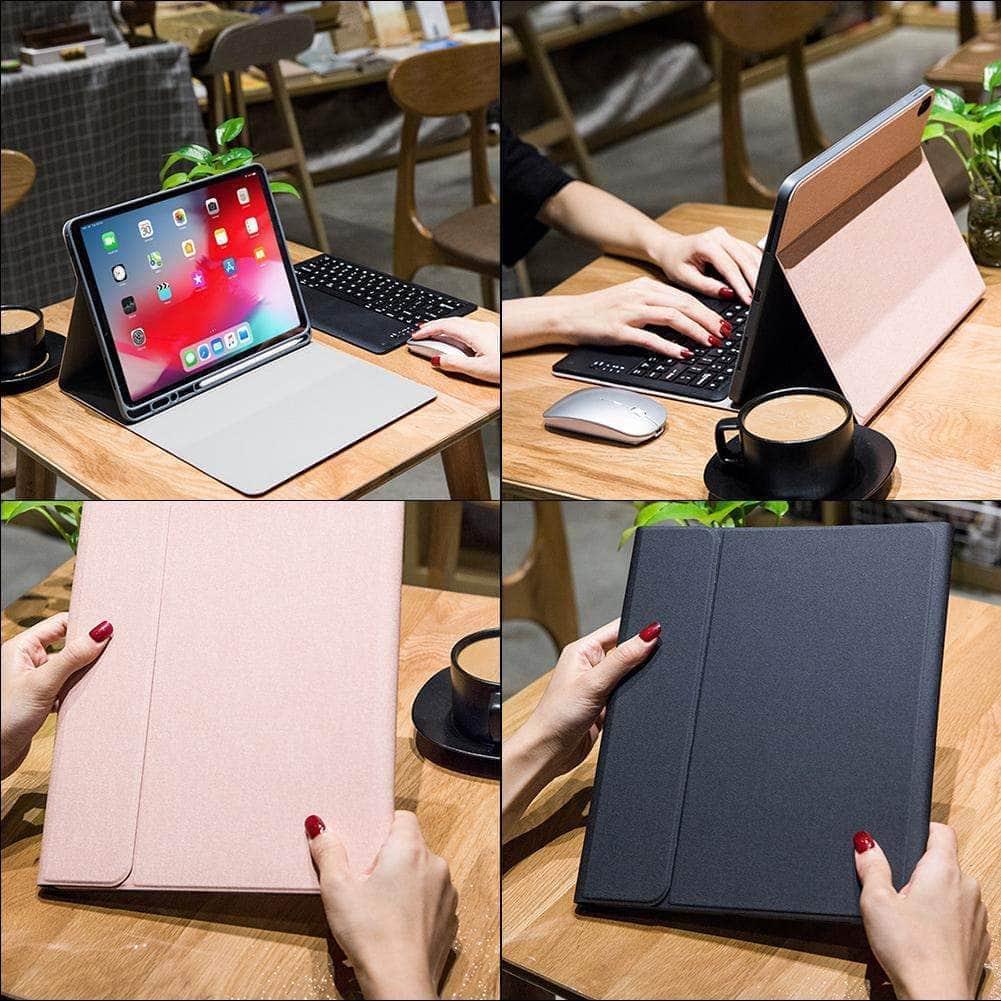 CaseBuddy Australia Casebuddy iPad Pro 12.9 2020 Slim Bluetooth Keyboard Tablet Case Pen Holder