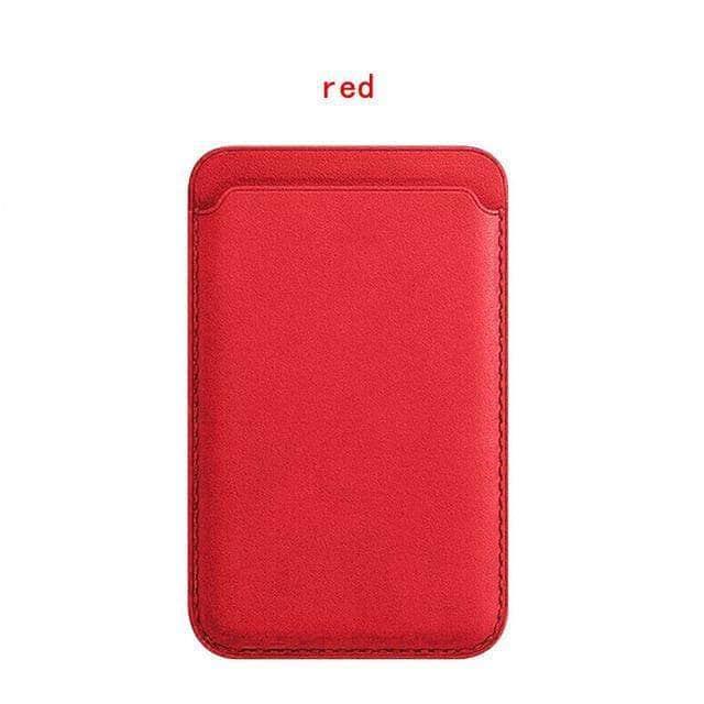 CaseBuddy Australia Casebuddy iPhone 12 MINI / Red iPhone 12 Magsafe Magnetic Card Holder Case