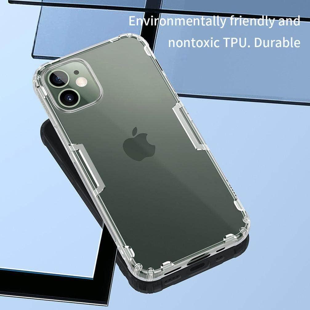 iPhone 12 Mini Pro MAX NILLKIN Silicone Nature Series Soft TPU Back Cover - CaseBuddy