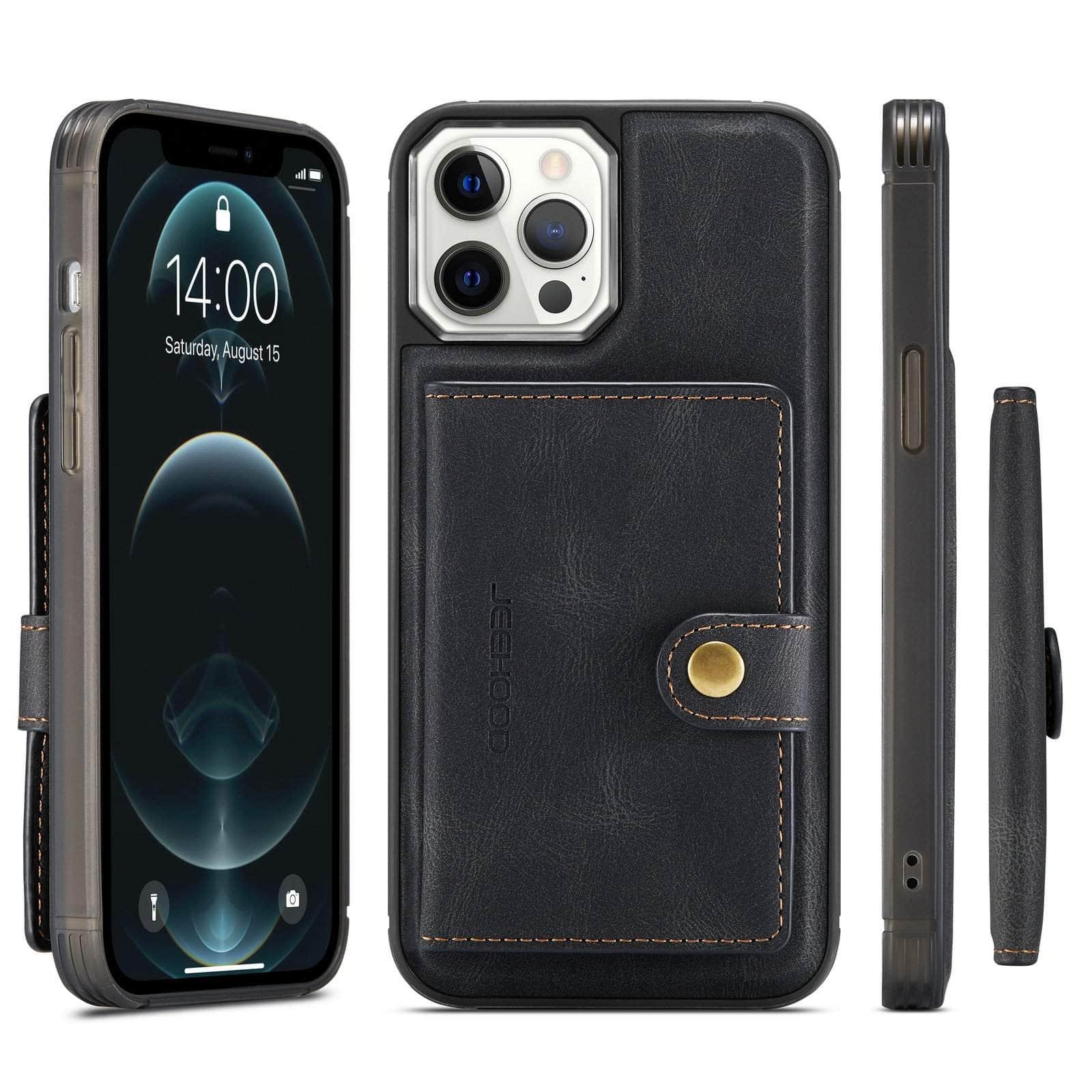 CaseBuddy Australia Casebuddy iPhone 13 Mini Back Leather Card Holder Case