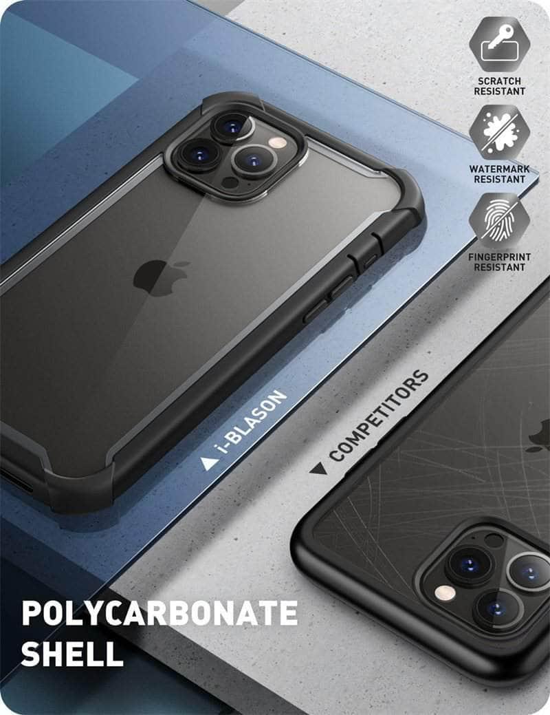 CaseBuddy Australia Casebuddy iPhone 13 Pro I-BLASON Ares Dual Layer Rugged Clear Bumper