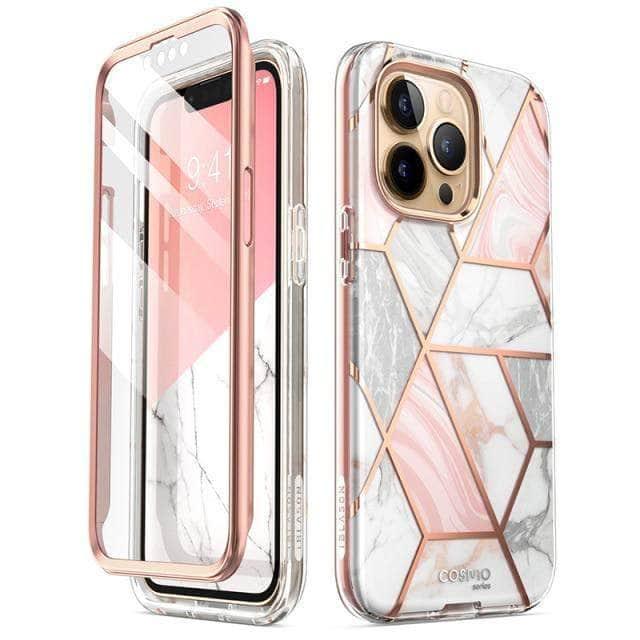 CaseBuddy Australia Casebuddy PC + TPU / Marble iPhone 13 Pro I-BLASON Cosmo Slim Full-Body Protective Case