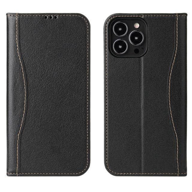 CaseBuddy Australia Casebuddy For iPhone 13 Promax / a iPhone 13 Pro Max Genuine Leather Wallet Card Slot Case