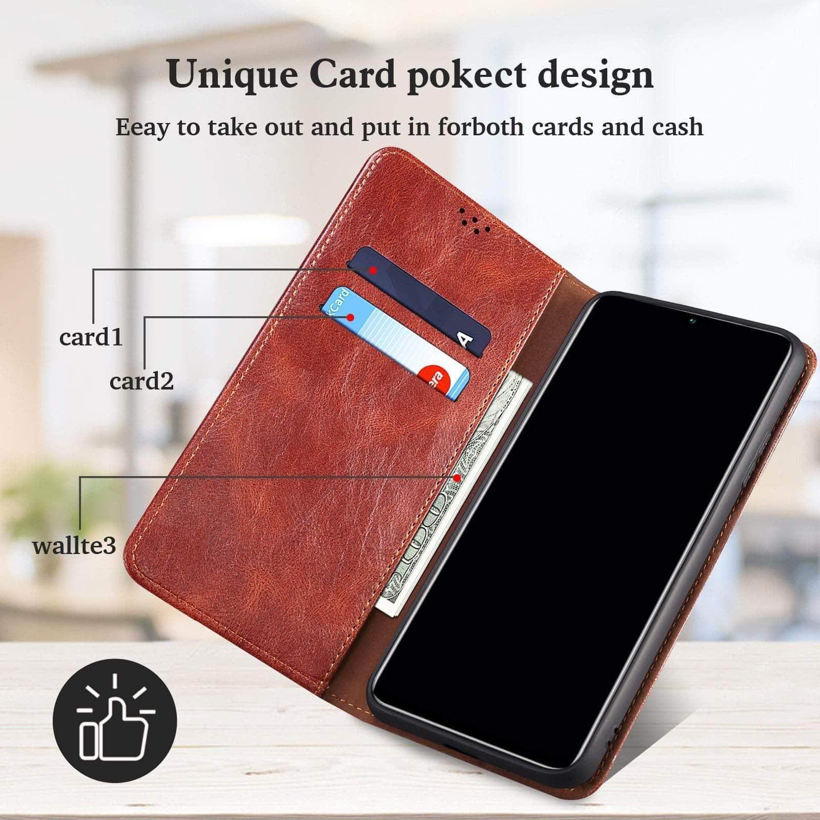 CaseBuddy Australia Casebuddy iPhone 13 Pro Stand Card Pocket Leather Soft Case