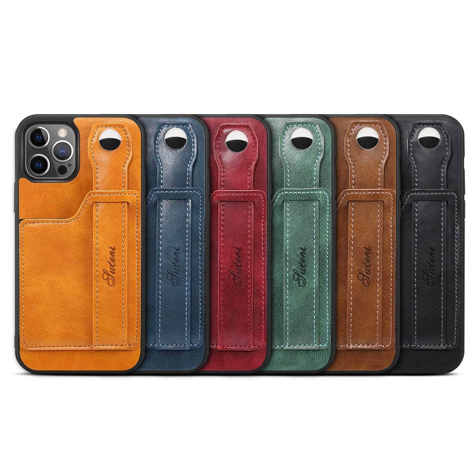 Casebuddy iPhone 14 Cover With Leather Strap