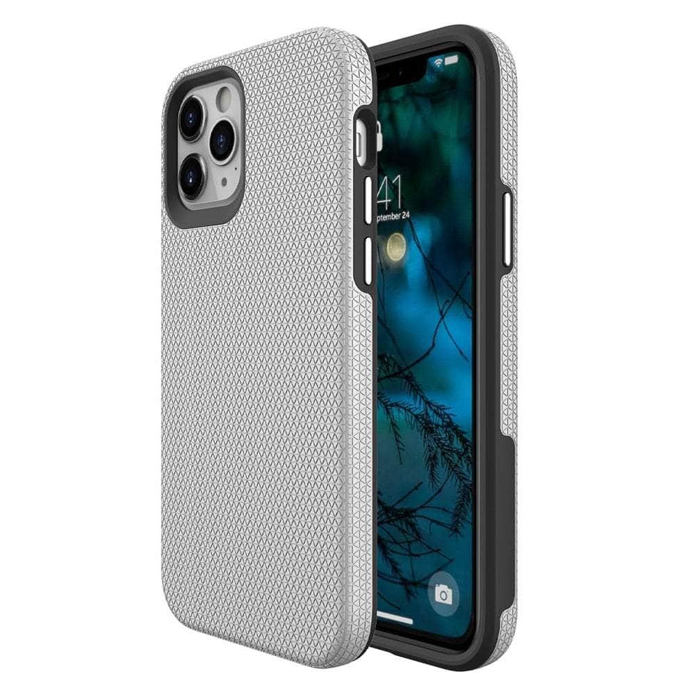 Casebuddy Silver / for iPhone 14 Pro iPhone 14 Pro Dual Layer Heavy Duty Case