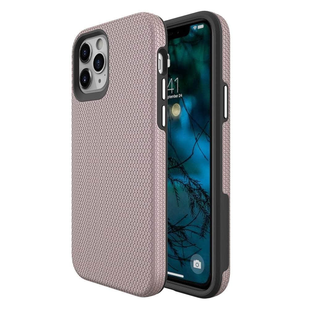 Casebuddy Rose Gold / for iPhone 14 Pro iPhone 14 Pro Dual Layer Heavy Duty Case