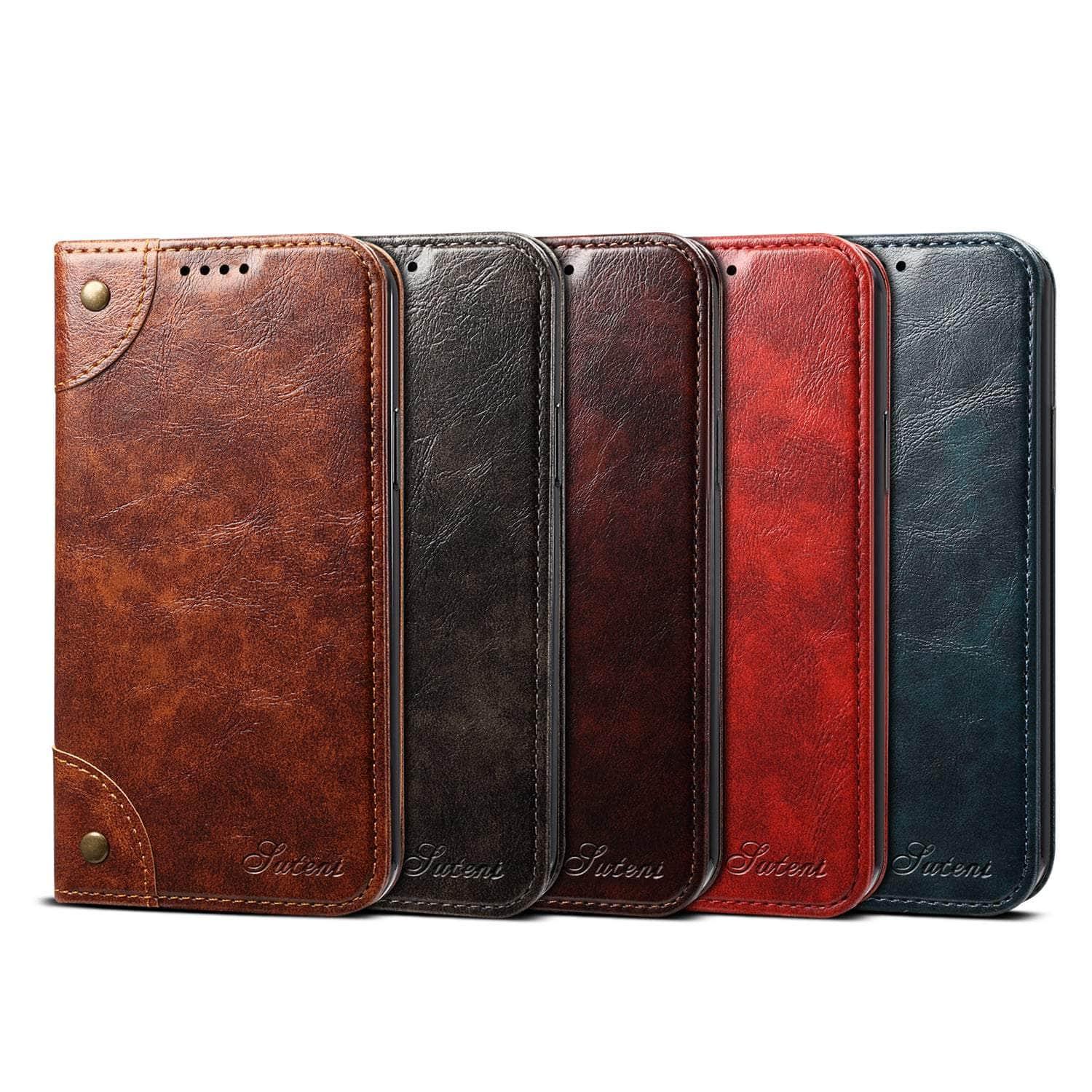 Casebuddy iPhone 14 Pro Max Classic Wallet Flip Leather Case