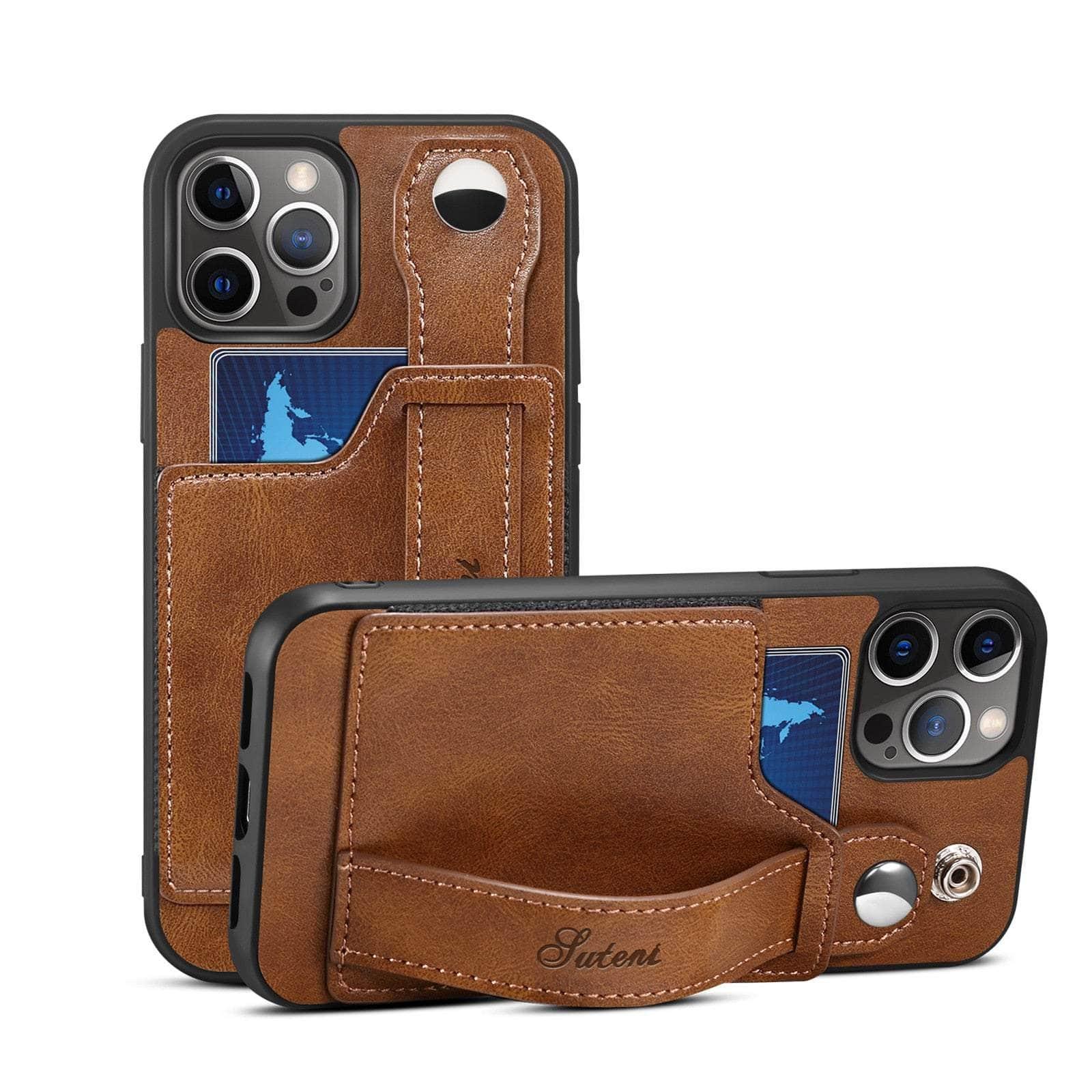 Casebuddy iPhone 14 Pro Max Cover With Leather Strap