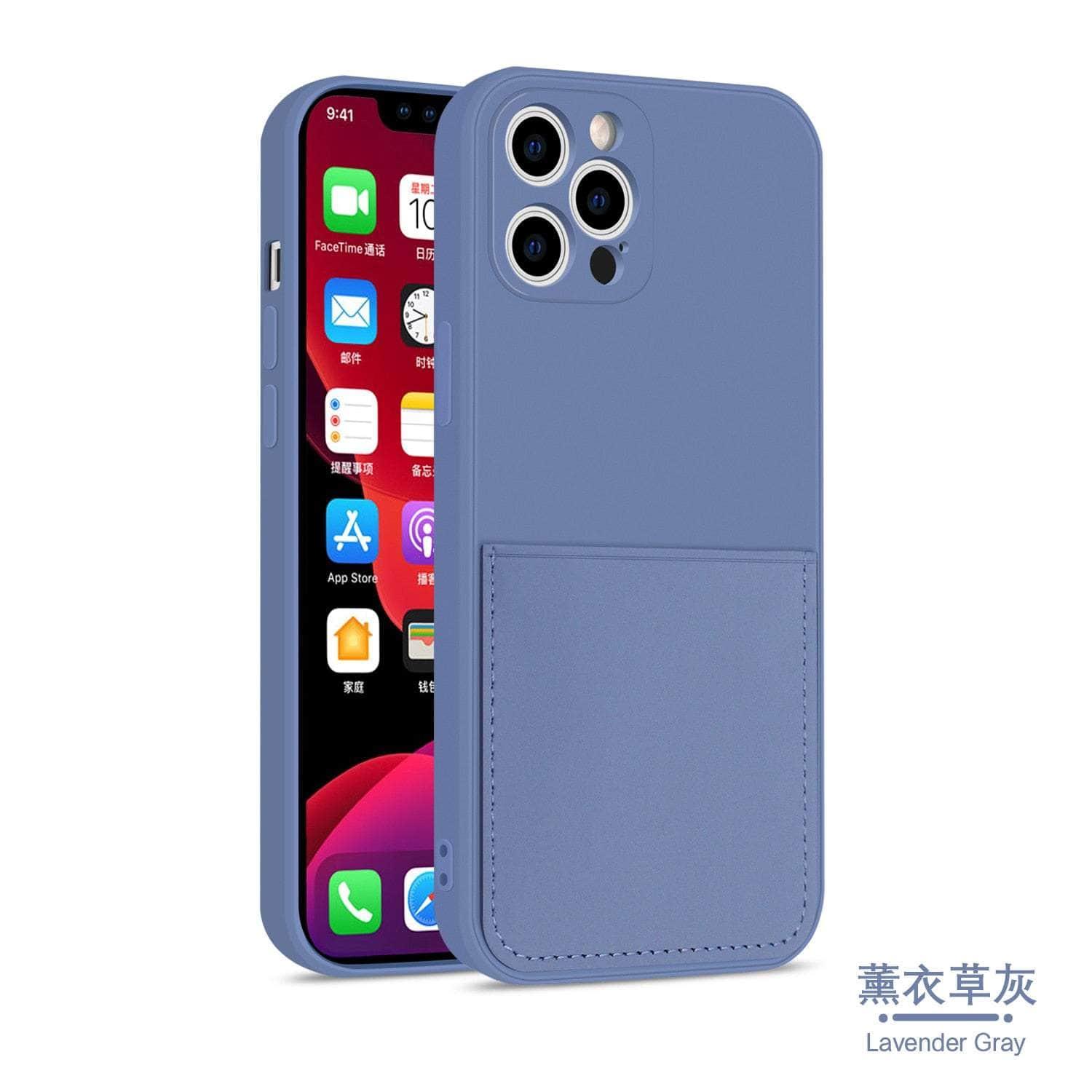 Casebuddy for iPhone 14 Pro / TU6 iPhone 14 Pro Silicone Card Holder Wallet