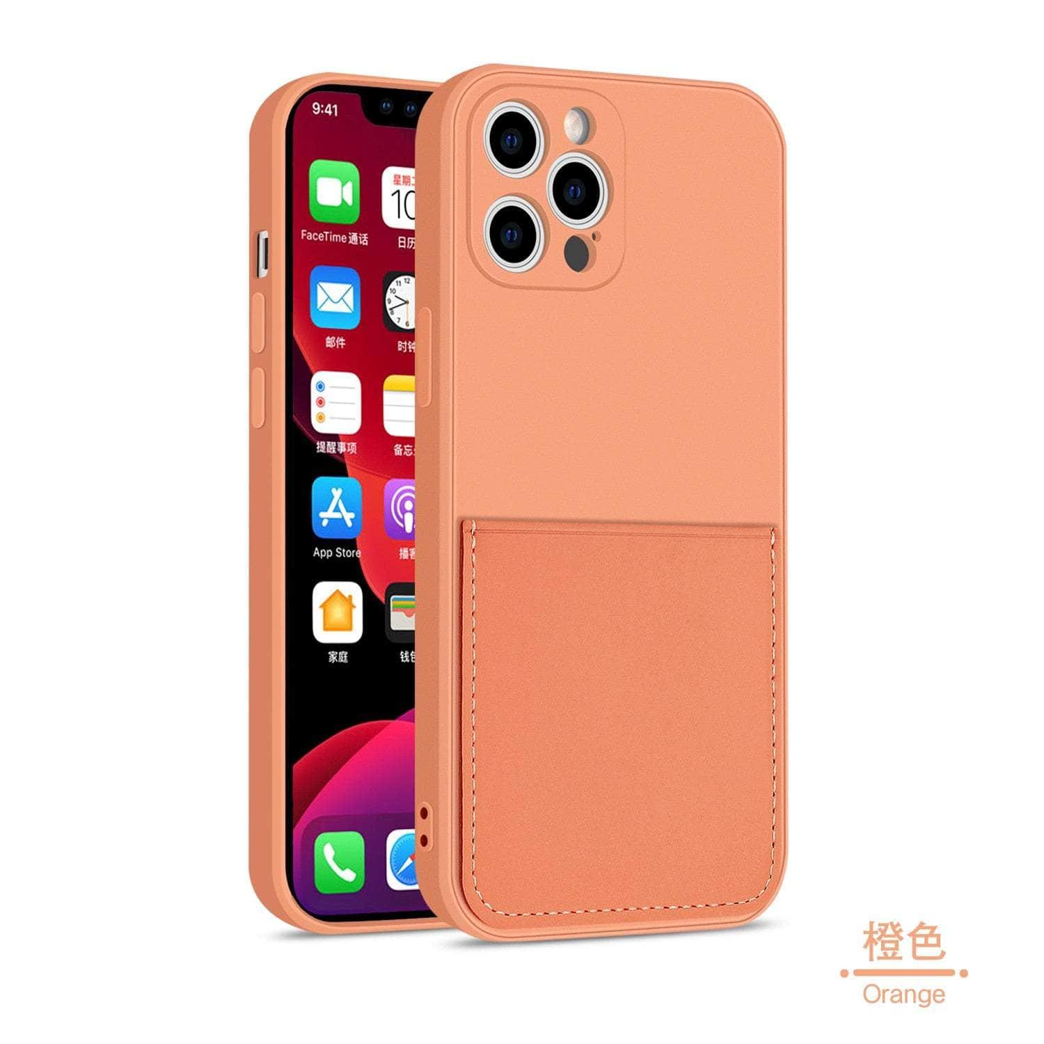 Casebuddy for iPhone 14 Pro / TU9 iPhone 14 Pro Silicone Card Holder Wallet