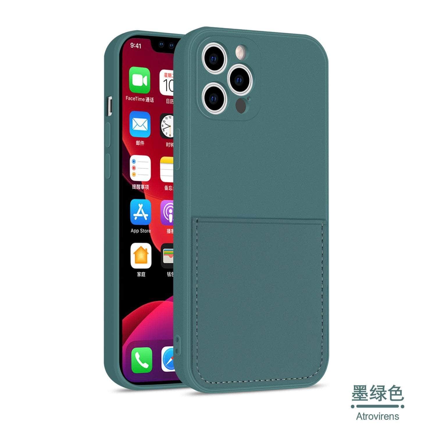 Casebuddy iPhone 14 Pro Silicone Card Holder Wallet