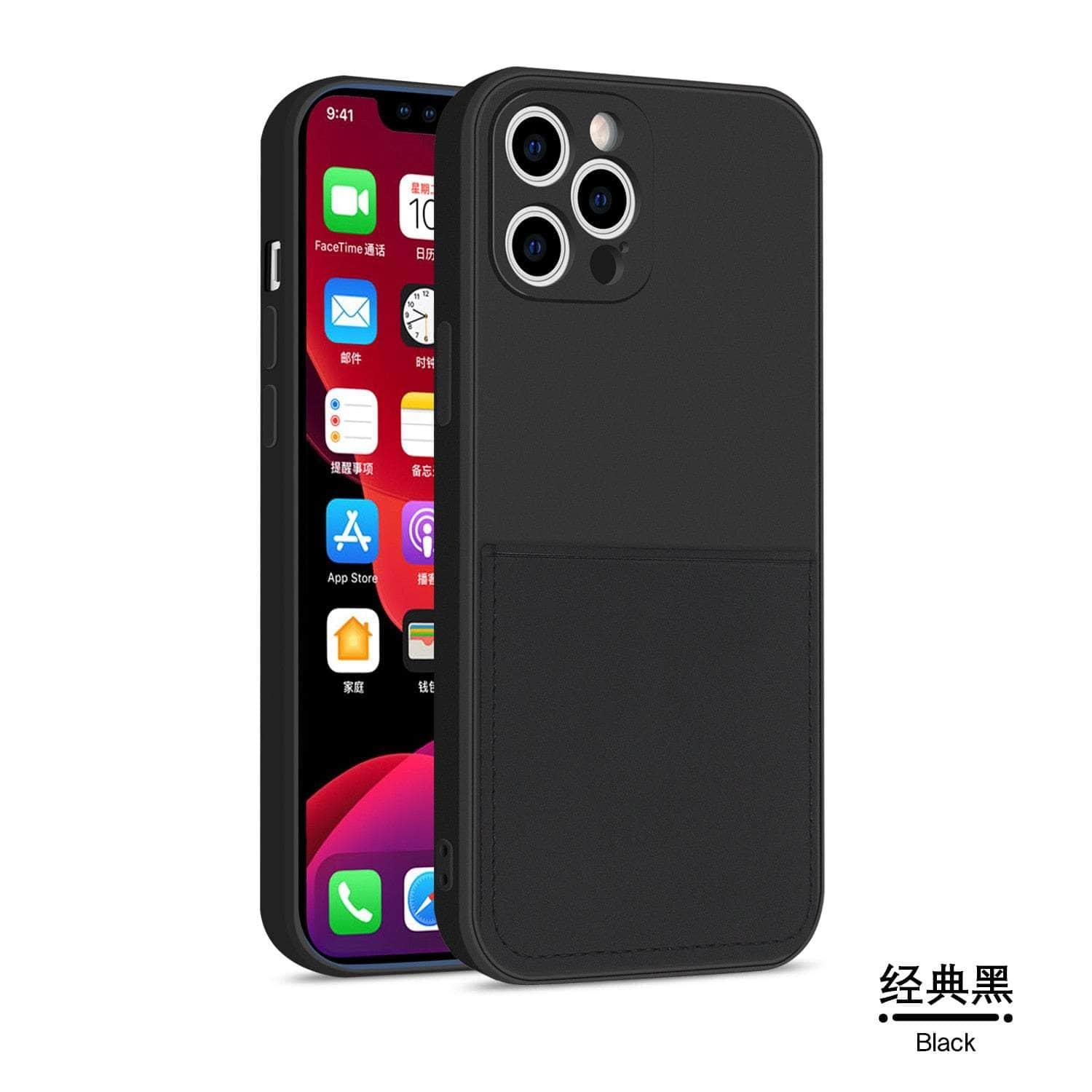 Casebuddy for iPhone 14 Pro / TU12 iPhone 14 Pro Silicone Card Holder Wallet
