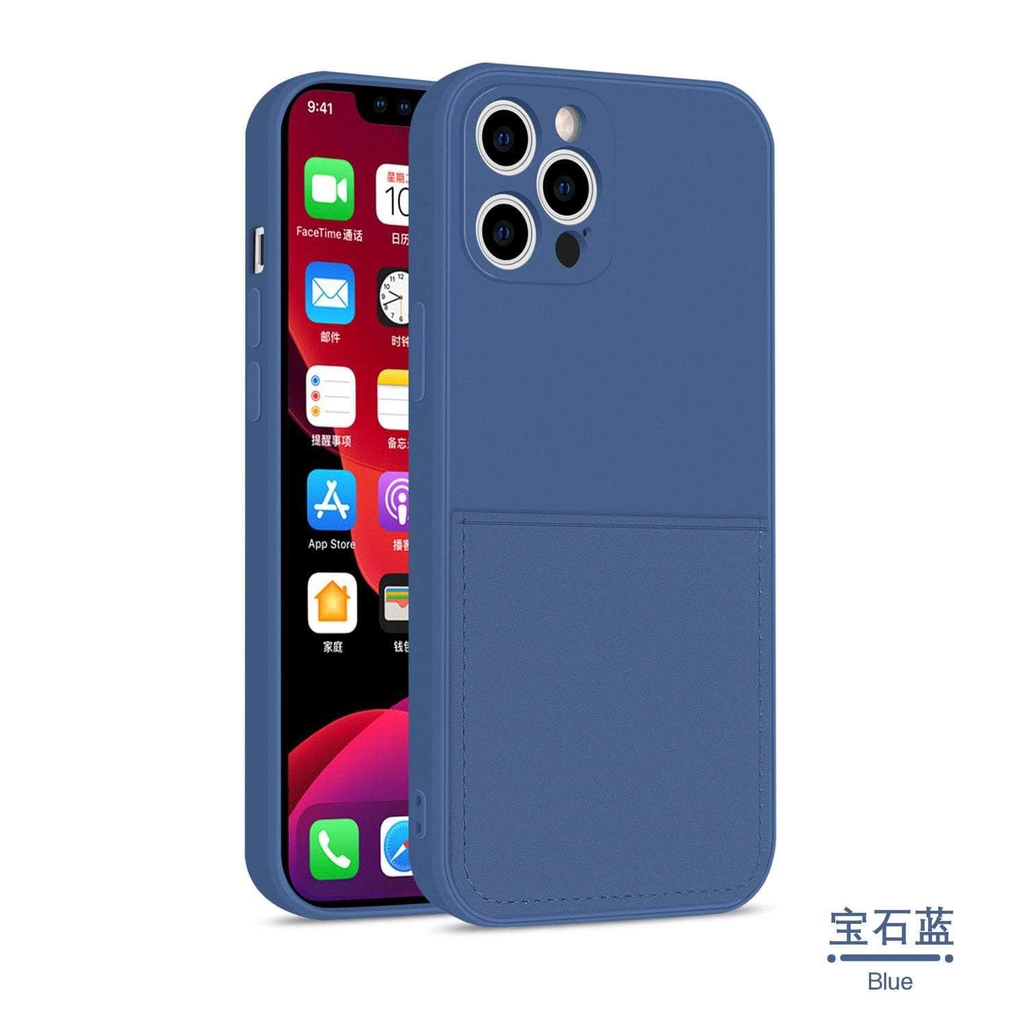 Casebuddy for iPhone 14 Pro / TU8 iPhone 14 Pro Silicone Card Holder Wallet